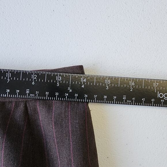 Lafayette 148 New York Brown Trouser Pant Pleated Size 8 - Picture 3 of 6